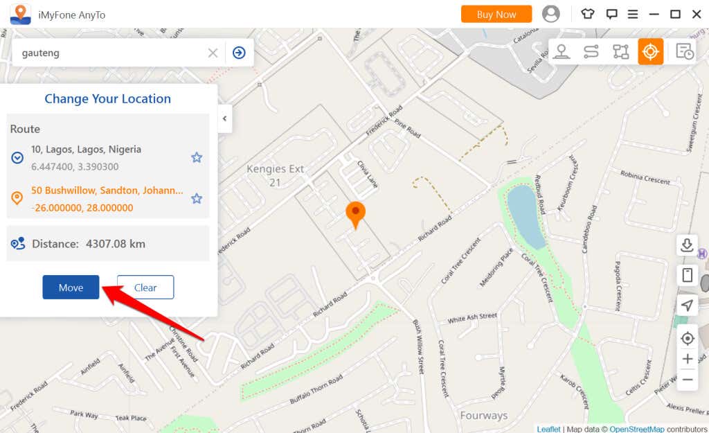 Cómo falsificar su ubicación GPS en iPhone 11