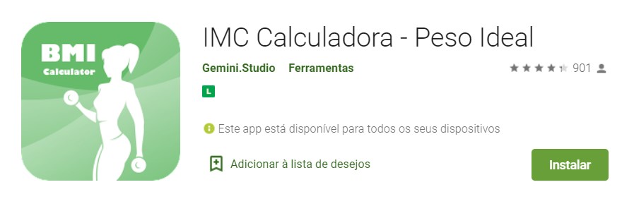 Peso ideal de la calculadora de IMC: aplicaciones para calcular el IMC en Android