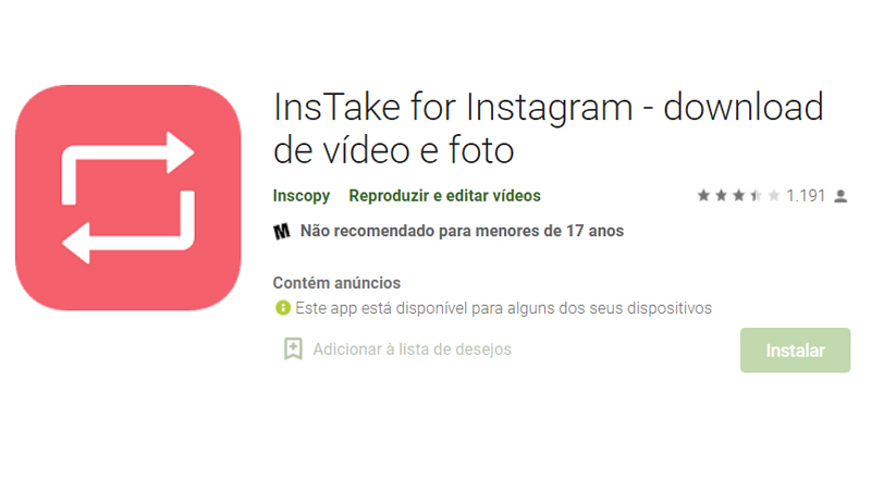 Instake es una gran herramienta para descargar fotos de Instagram