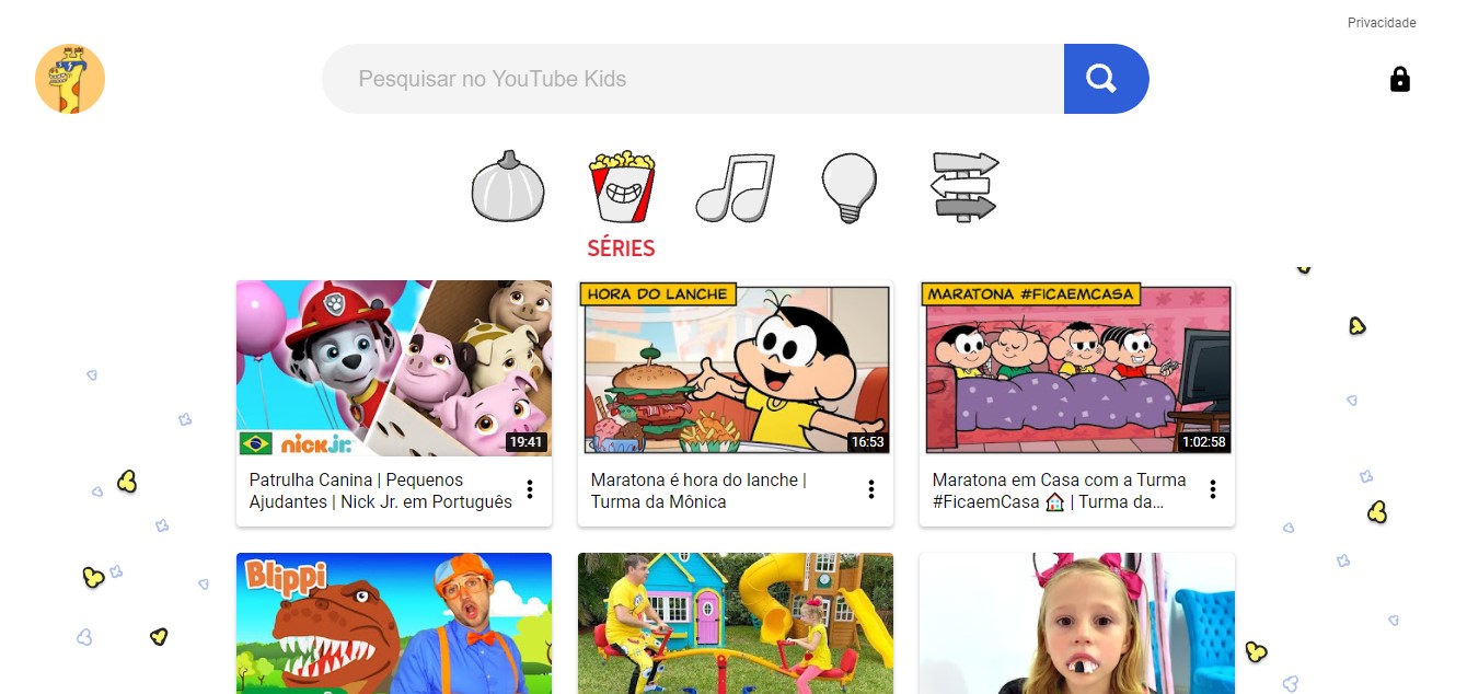 Seleccione el contenido al que tendrá acceso el niño - Youtube Kids