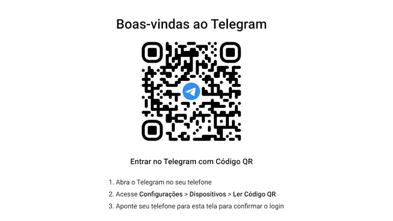 conectar el Telegram web por código qr