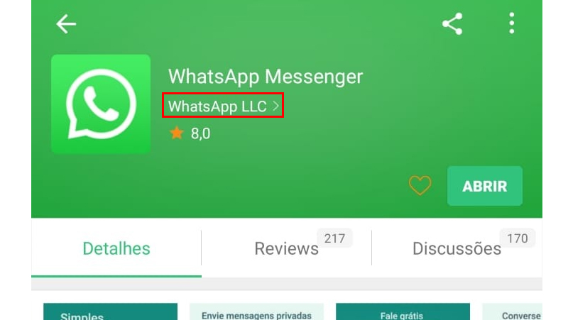 buscar whatsapp llc